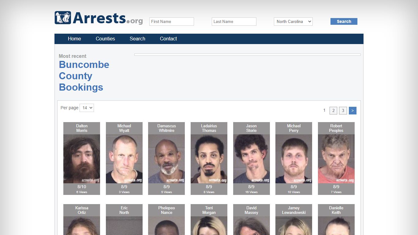 Buncombe County Arrests and Inmate Search